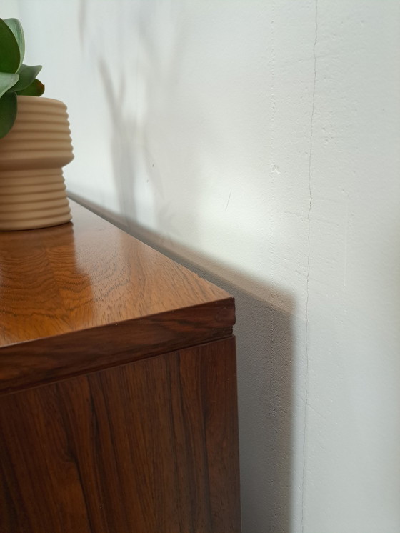 Image 1 of Sideboard Rio Rosewood Veneer With Chrome Legs And Drawers