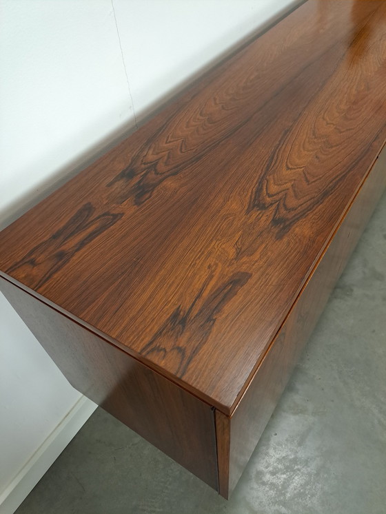 Image 1 of Sideboard Rio Rosewood Veneer With Chrome Legs And Drawers