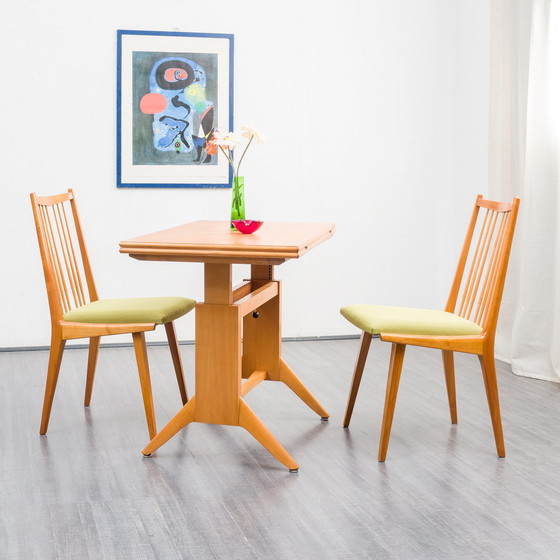 Image 1 of 1960s Wilhelm Renz dining/coffee table, cherry wood