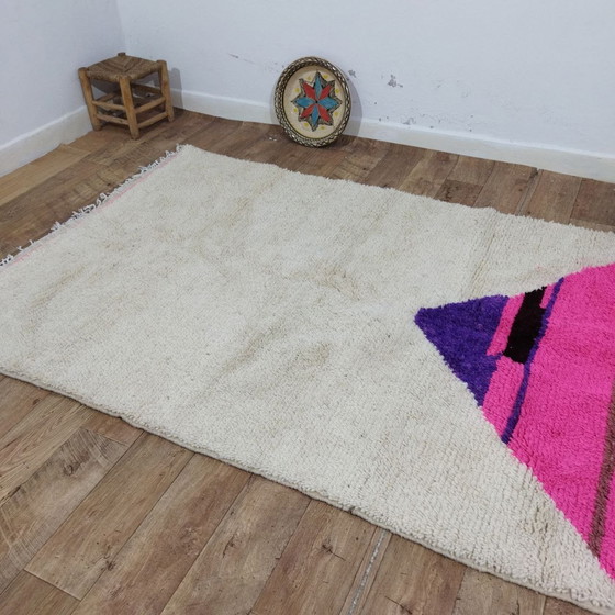 Image 1 of Handmade Moroccan Berber Carpet Of Wool - Tapis Marocain Berbère En Laine Fait Main