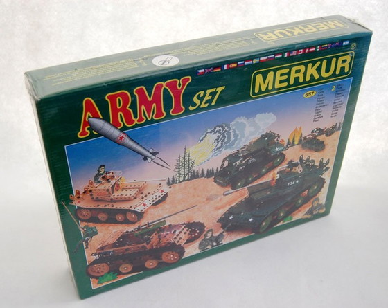 Image 1 of 4X Merkur Metal Construction Building Sets