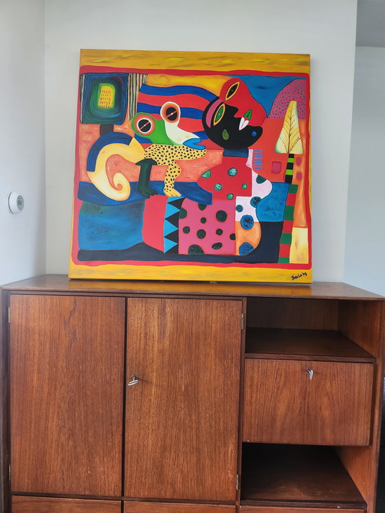 Image 1 of 1X Painting 100Cmx100Cm Modern Art