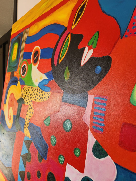 Image 1 of 1X Painting 100Cmx100Cm Modern Art