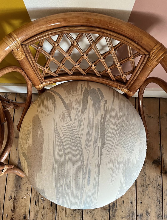 Image 1 of Vintage Bistro Set Rattan