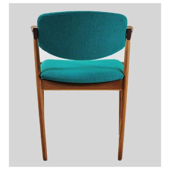 Image 1 of Set of 10 Danish vintage teak dining chairs by Kai Kristiansen for Schous Møbelfabrik, 1960s