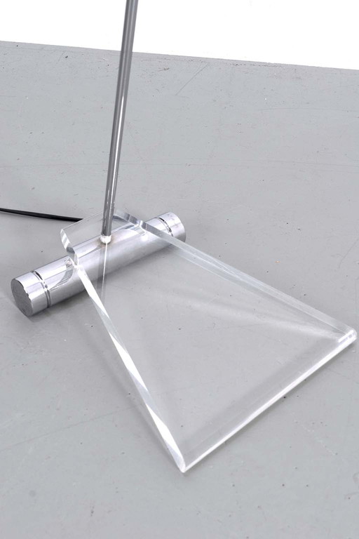 Chrome design floor lamp