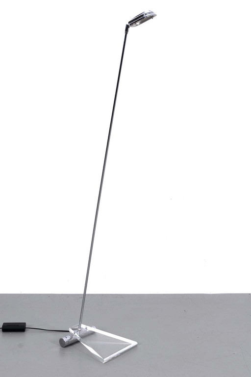 Chrome design floor lamp