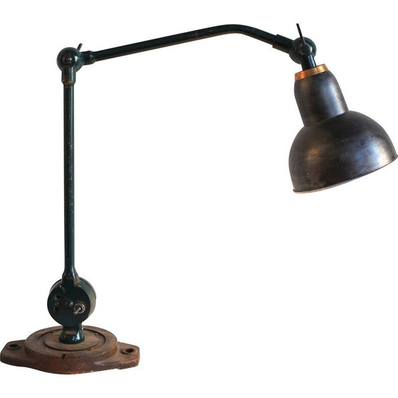Image 1 of Vintage industrial table lamp, for Elaul, France