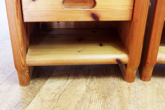 Image 1 of Side table in solid pine from the 60s