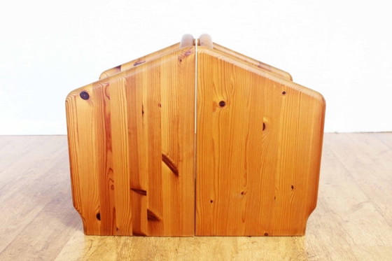 Image 1 of Side table in solid pine from the 60s