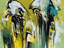 Mattie Schilders | Serigrafía firmada a mano | «Tres de un par perfecto» | 1993