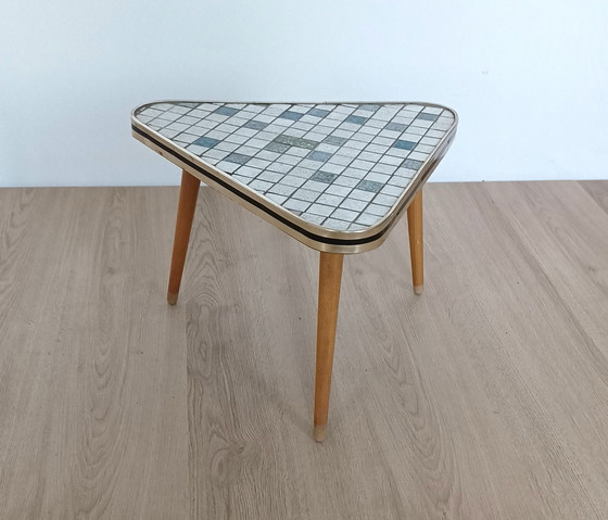 Image 1 of Sixties side table with tile mosaic