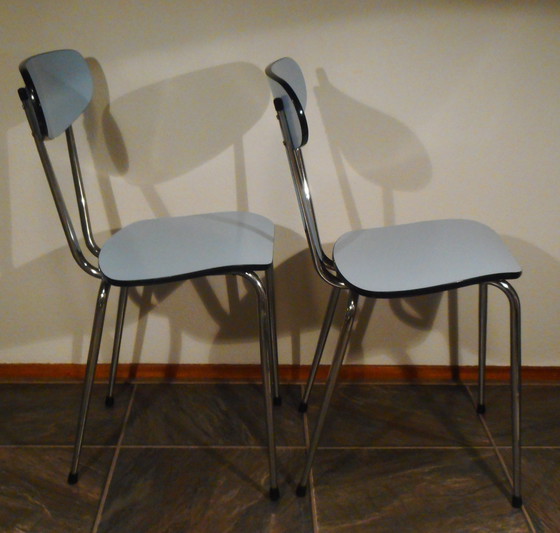Image 1 of 2x Sedia da cucina vintage in formica