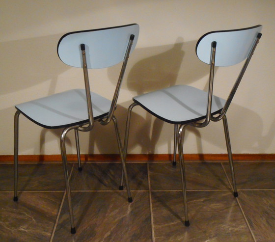 Image 1 of 2x Sedia da cucina vintage in formica
