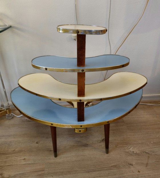 Image 1 of Tavolo per piante vintage Supporto per piante Tavolo per piante Etagere