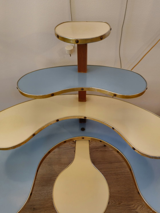 Image 1 of Tavolo per piante vintage Supporto per piante Tavolo per piante Etagere