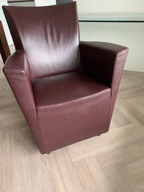 Image 1 of Montis leather armchair Poker