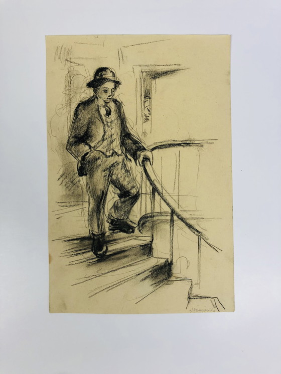 Image 1 of A.G. Dieperink - With this drawing you can easily create your own inspiration wall.