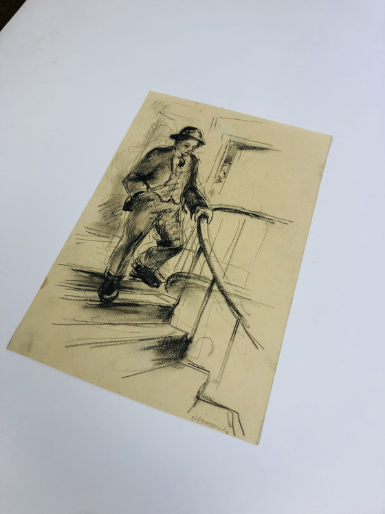 Image 1 of A.G. Dieperink - With this drawing you can easily create your own inspiration wall.