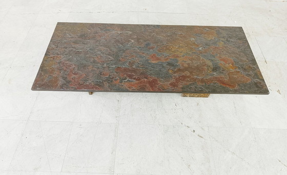 Image 1 of XL Brutalist stone coffee table, 1970s