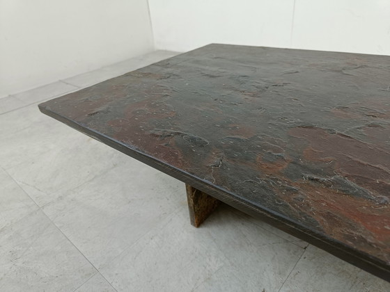 Image 1 of XL Brutalist stone coffee table, 1970s