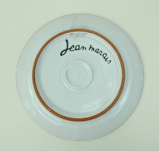 Image 1 of assiette en céramique française studio jean marais céramique d'art 1960