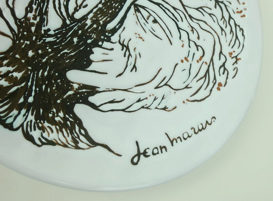 Image 1 of french ceramic plate jean marais studio ceramic art ceramics 1960s