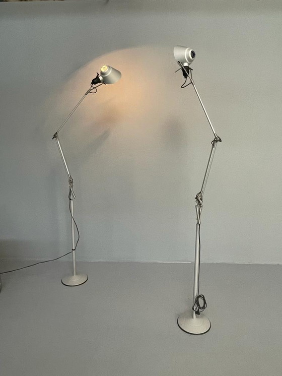 Image 1 of 2x Walter Monici Lumina floor lamp