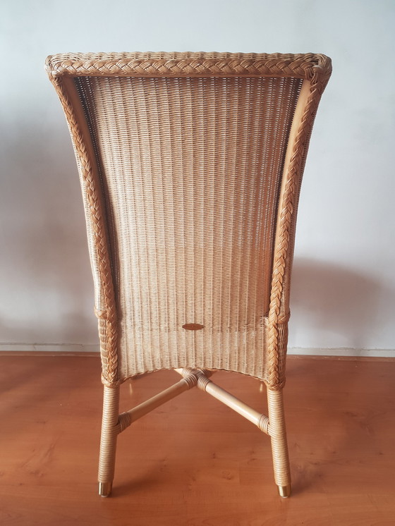 Image 1 of 4x Lloyd Loom chairs (rattan)