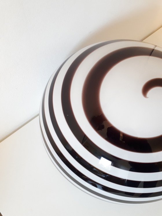 Image 1 of design lamp swirl zebra light