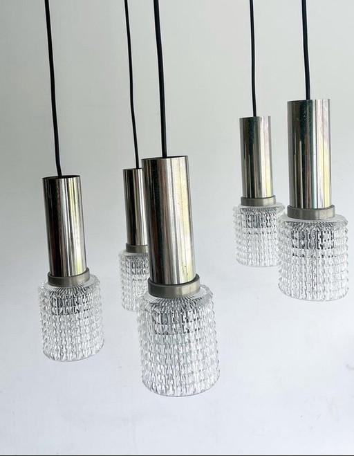 Mid-Century cascade lamps