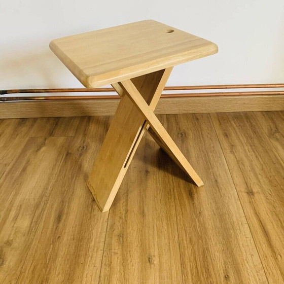 Image 1 of Vintage folding stool by Adrian Reed