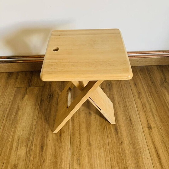 Image 1 of Vintage folding stool by Adrian Reed