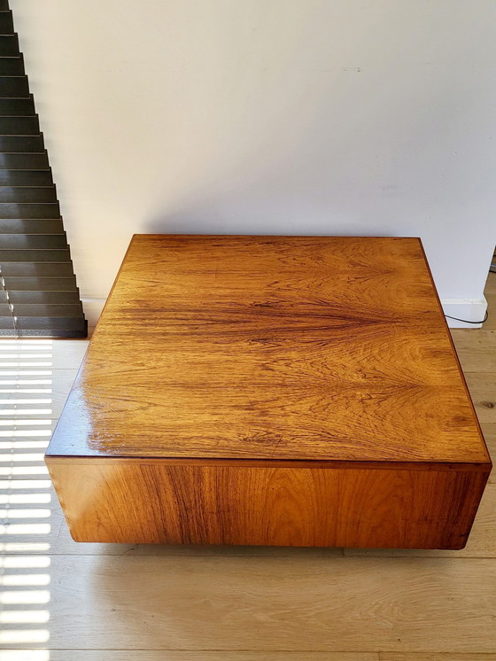 Image 1 of Vintage Coffeetable Or Coffee Table, Floating Model, Veneer, 60s And 70s