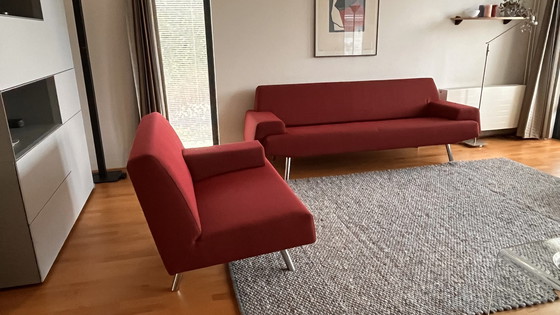 Image 1 of Sofa Cloak, Model Sky, Loveseat (With Loose Armrest)