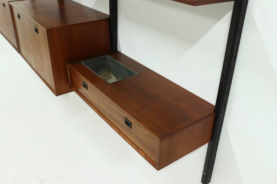 Image 1 of Mid Century Modular Teak Wall Unit