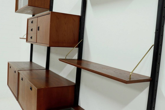 Image 1 of Mid Century Modular Teak Wall Unit