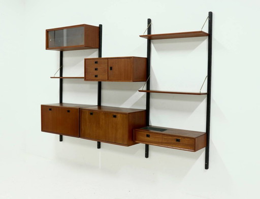 Meuble modulaire en teck Mid Century