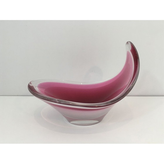 Image 1 of Tazza vintage scandinava in cristallo colorato, 1970