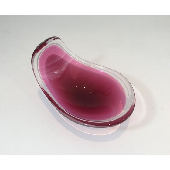 Image 1 of Tazza vintage scandinava in cristallo colorato, 1970