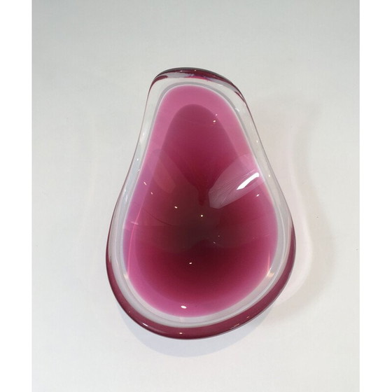 Image 1 of Tazza vintage scandinava in cristallo colorato, 1970