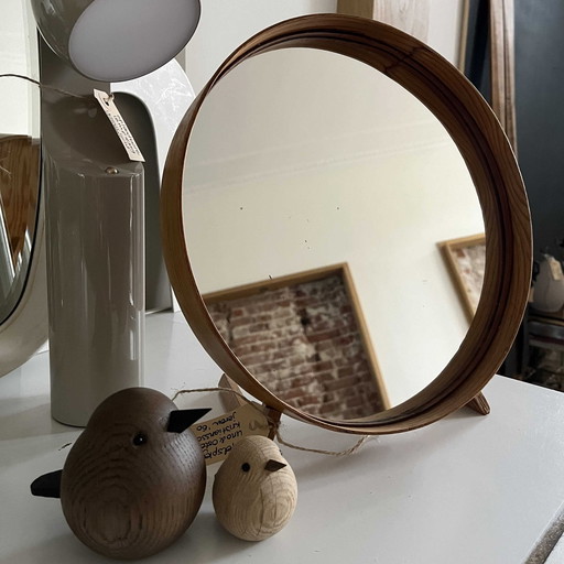 Uno and Östen Kristiansson for Luxus Rosewood table mirror