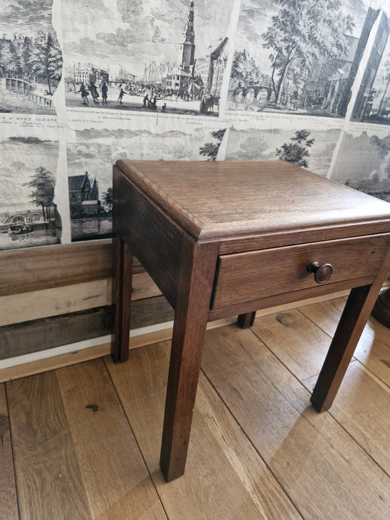 Image 1 of Art deco side table/nightstand