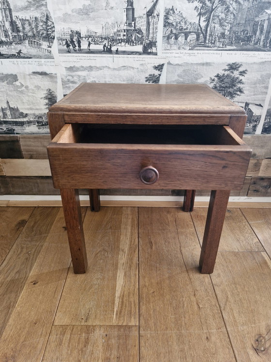 Image 1 of Art deco side table/nightstand