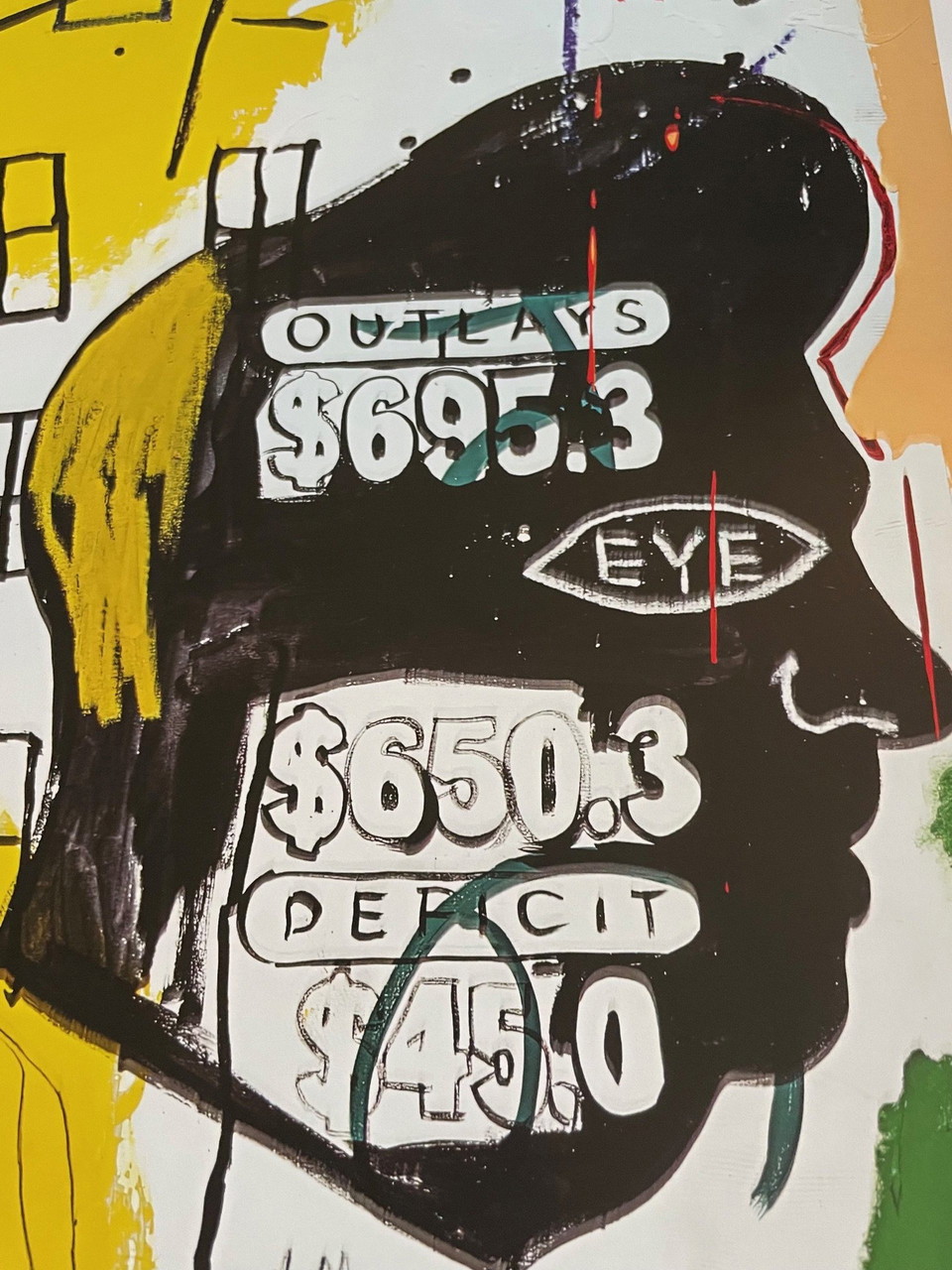 80s ANDY WARHOL &JEAN-MICHELBASQUIATポスター Andy Warhol (1928-1987)&Jean Michel Basquiat (1960-1988