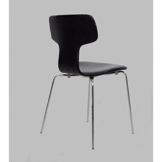 Image 1 of Set di 8 sedie vintage T di Arne Jacobsen per Fritz Hansen, anni '60