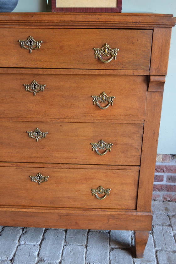 Image 1 of Antique Oak Empire Chest of Drawers, Sideboard, Dresser.