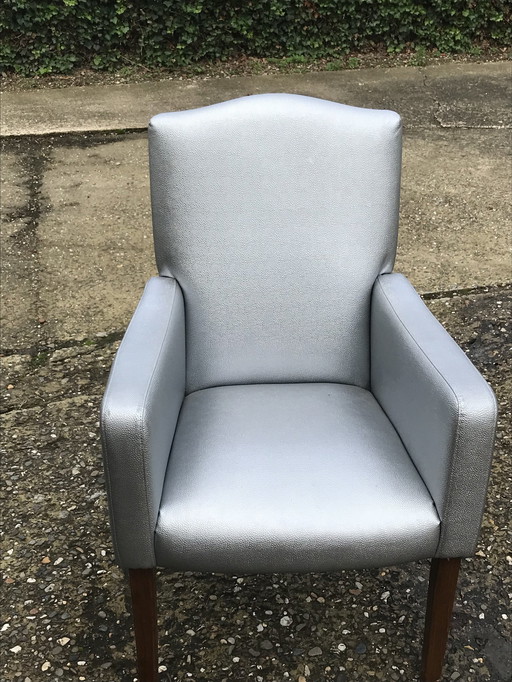 8x Fylds Leather Dining Chairs