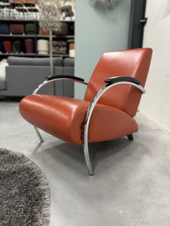 Image 1 of Gelderland 5470 Fauteuil Lotus en cuir