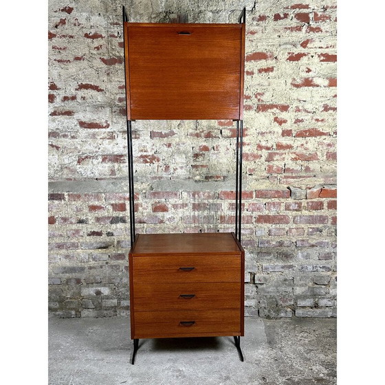 Image 1 of Vintage modular teak storage unit, 1960